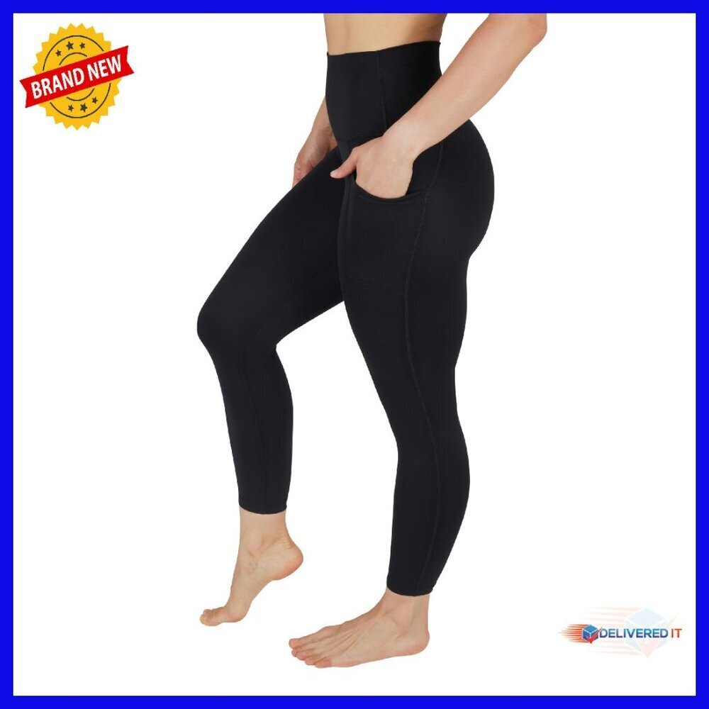 High Waisted Yoga Leggings Squat Proof Ankle Length Workout Pants